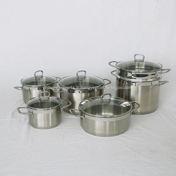 Ensembles de batterie de cuisine antiadhésive SUS304 Casserole Ensembles Jy-Hj de pot de lait